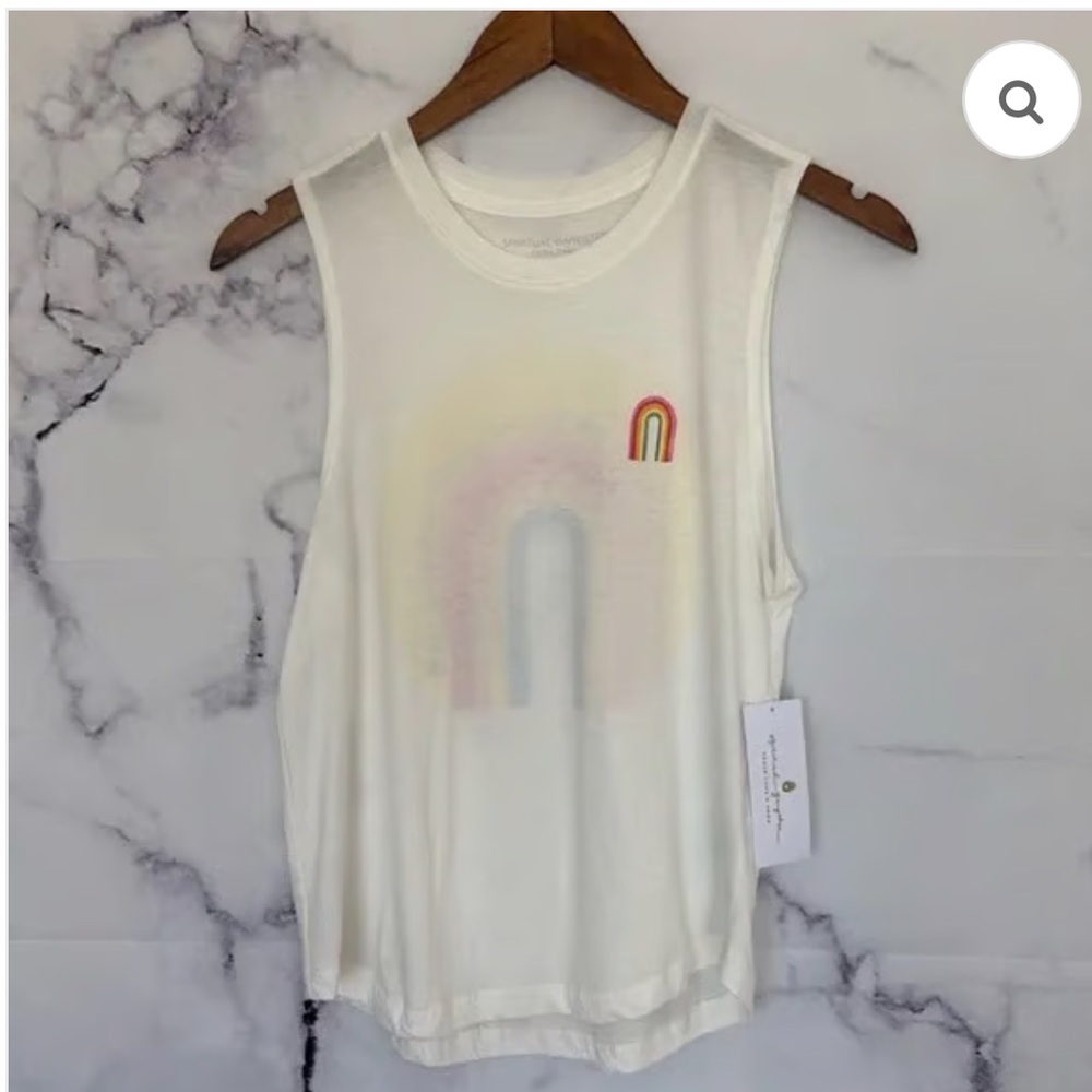 Spiritual Gangster Rainbow Muscle Tank